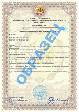 Приложение 1 Оса Сертификат ГОСТ РВ 0015-002